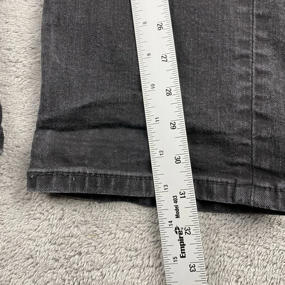 Levis 514 Straight Jeans Mens 34x31 Black Mid Rise Denim‎